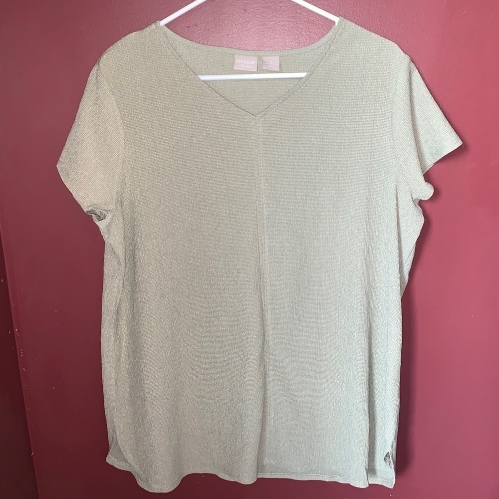 Chicos Travelers Sage Tunic | 2
